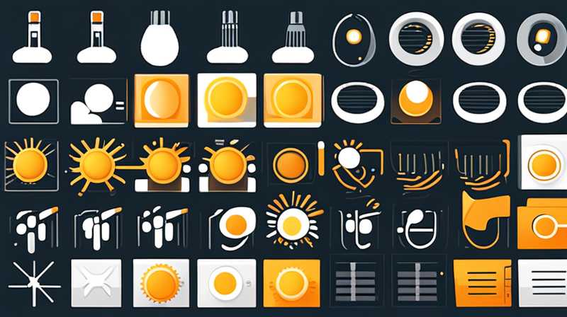 How to adjust the power saving mode of solar lights