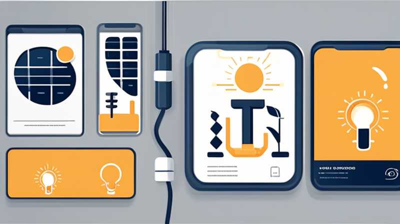 How to use solar energy to turn on lights