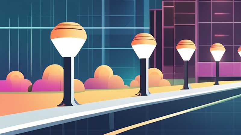How much electricity does a solar street light use?