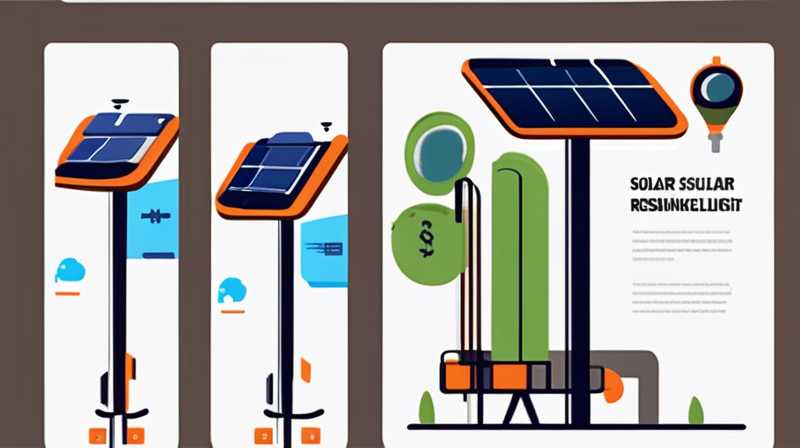 How to measure the resistance of solar street lights