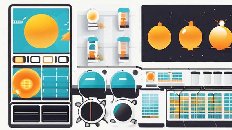 What are the solar power plant equipment?