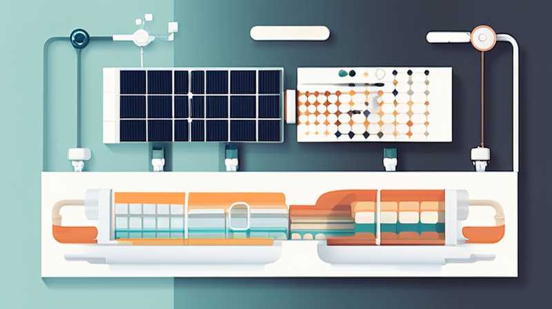 How to connect the two ends of the solar tube