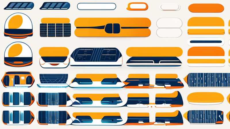 How many watts of solar lights are used on boats?