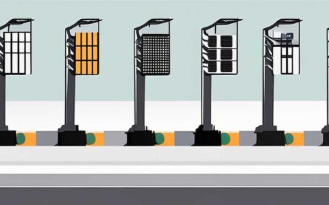 How much does a solar light cost for a fence column?