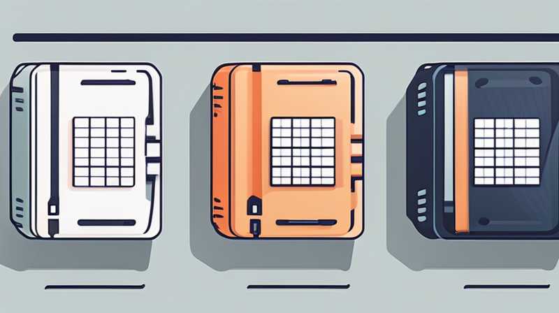 How to split the solar cell box