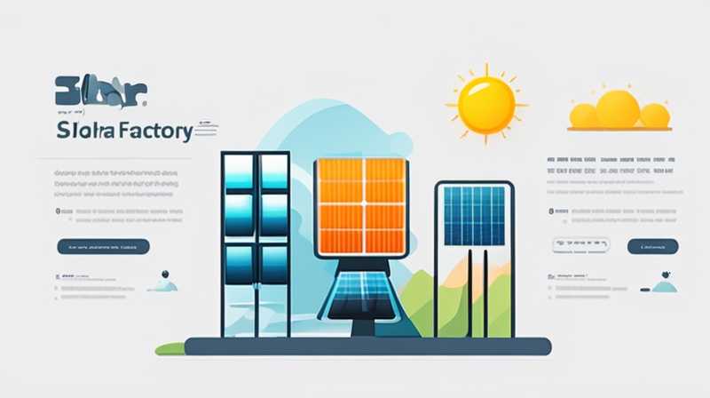 How is the solar panel factory?