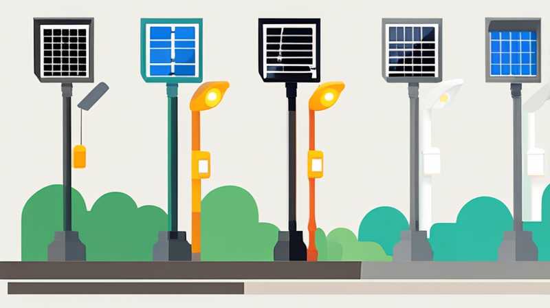 How many watts does a solar street light usually make?