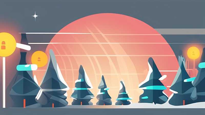 How much does a solar light cost in winter?