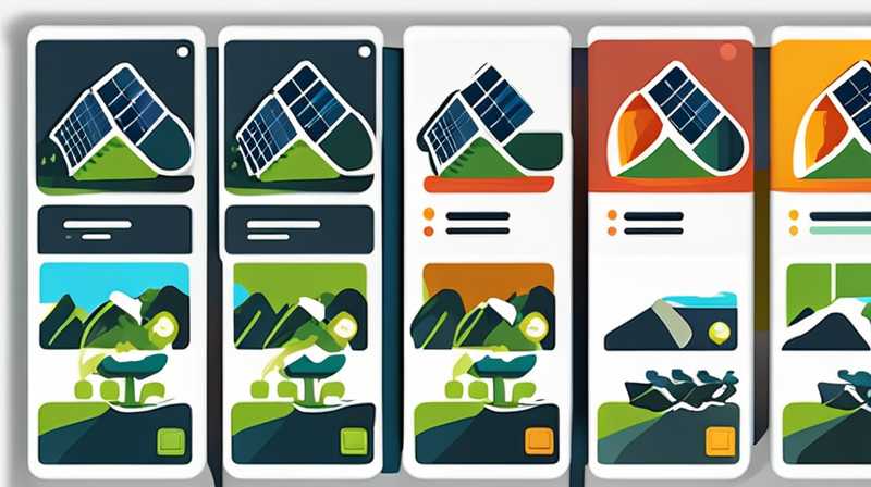 How many solar panels are used for power generation in mountainous areas?