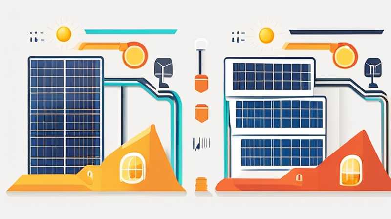 How to install solar energy downstairs