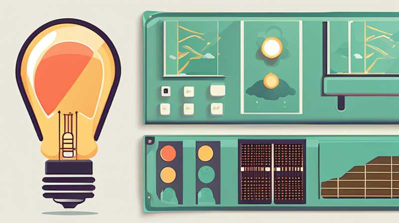 How to adjust the old-style controller of solar lamp