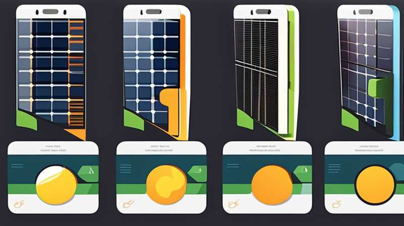 What does a solar charging panel look like?