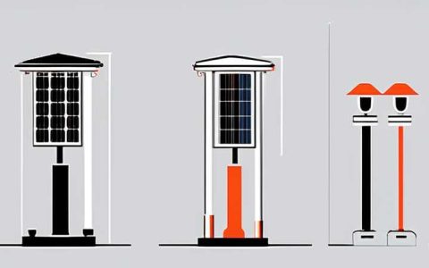 How to install outdoor column solar lights