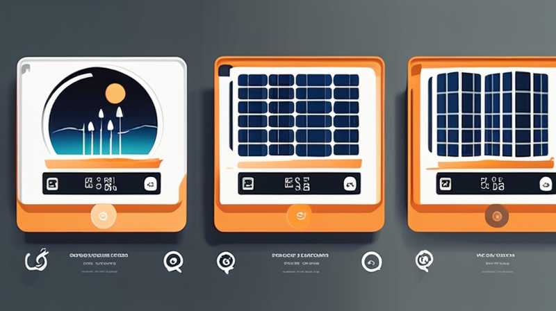 How does wall-mounted solar energy cycle