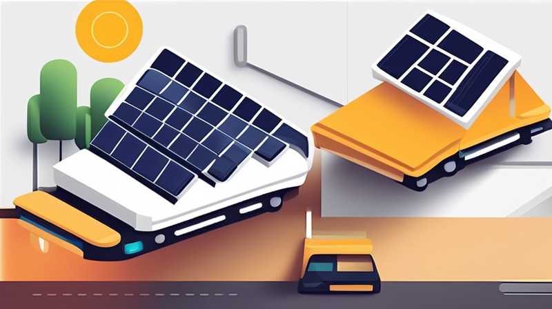 How to connect solar energy new energy vehicles