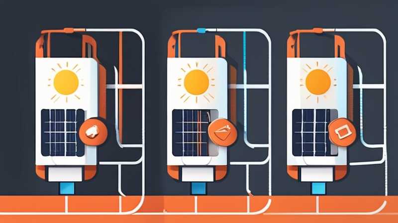 How to connect the inverter to solar charging