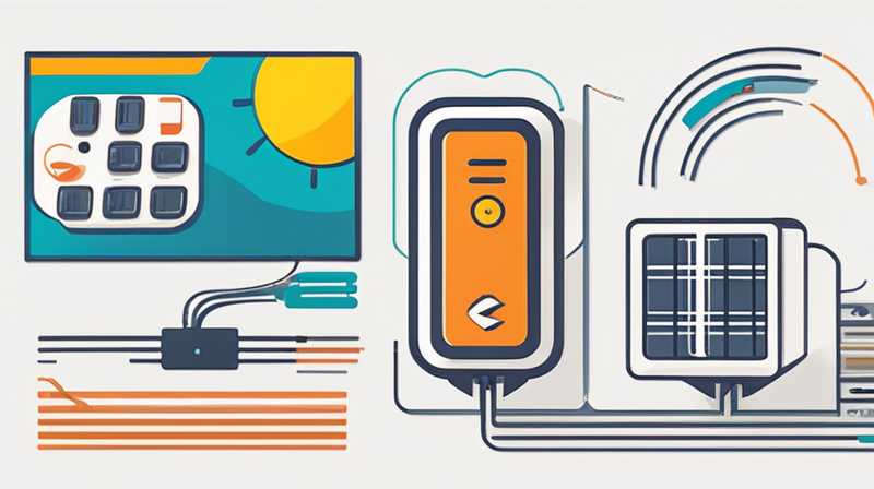 How many volts does the solar panel inverter change?
