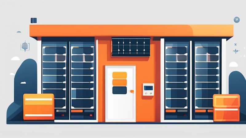 How many watts does a container of solar panels have?