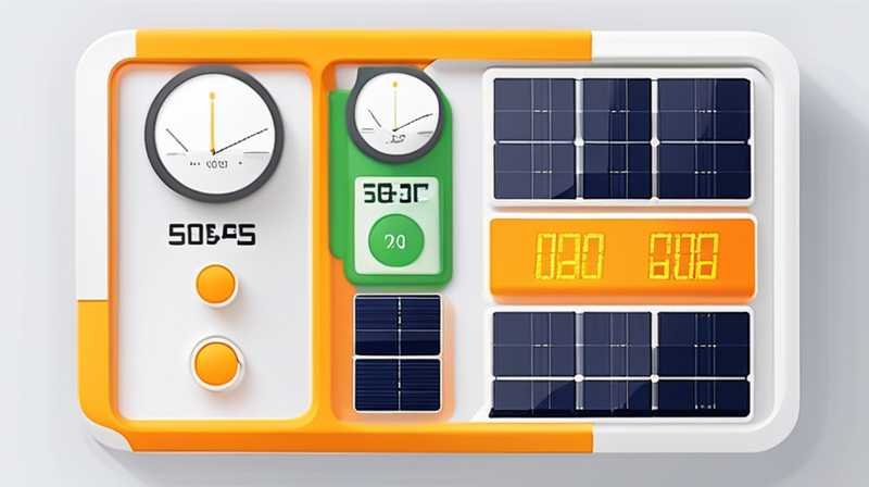 How to set up fy500 solar energy measurement and control