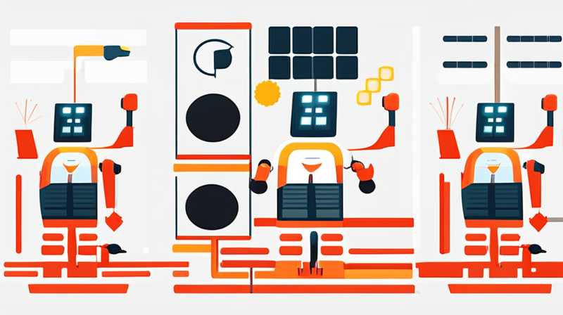 How to charge a solar robot