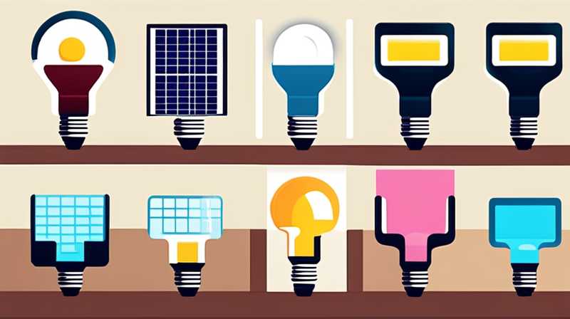 How to make a light bulb with solar cells