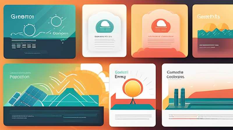 Which province in my country relies on solar energy for electricity generation?