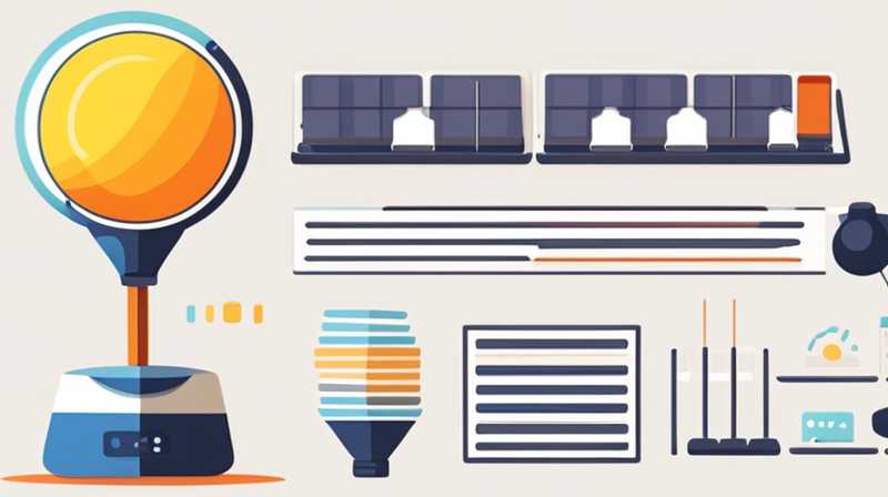 How to turn a solar lamp into a monitor