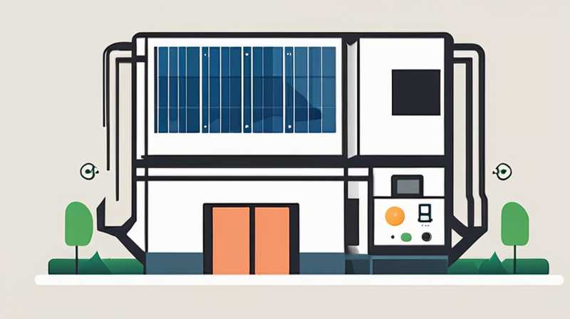 How many meters is safe for solar power generation