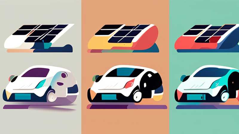 How to charge the battery of a solar car