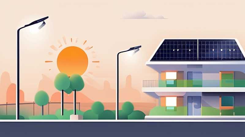 What kind of project does solar street light belong to?