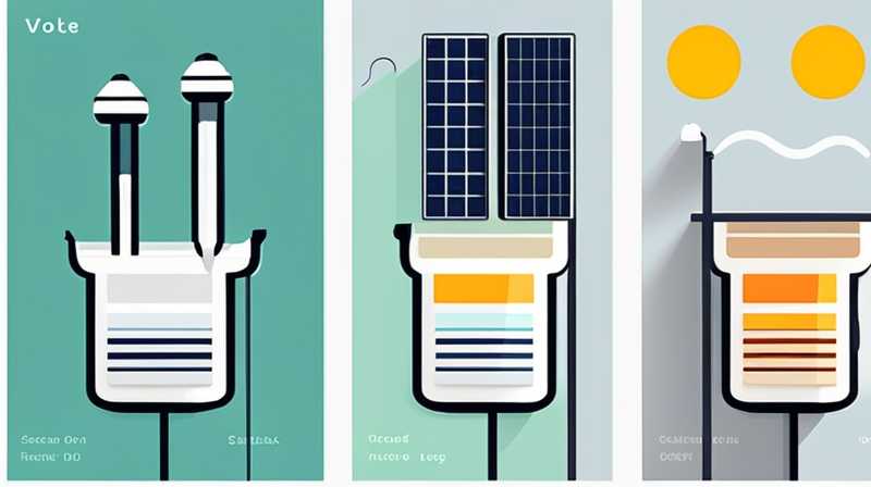 How many volts does a solar powered street light have?