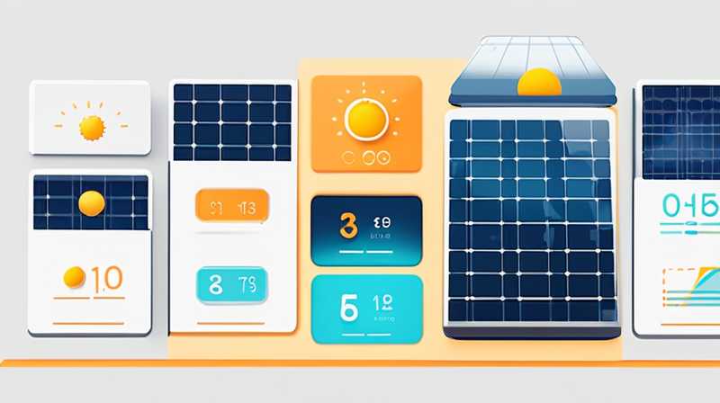 What are the main indicators of solar panels?