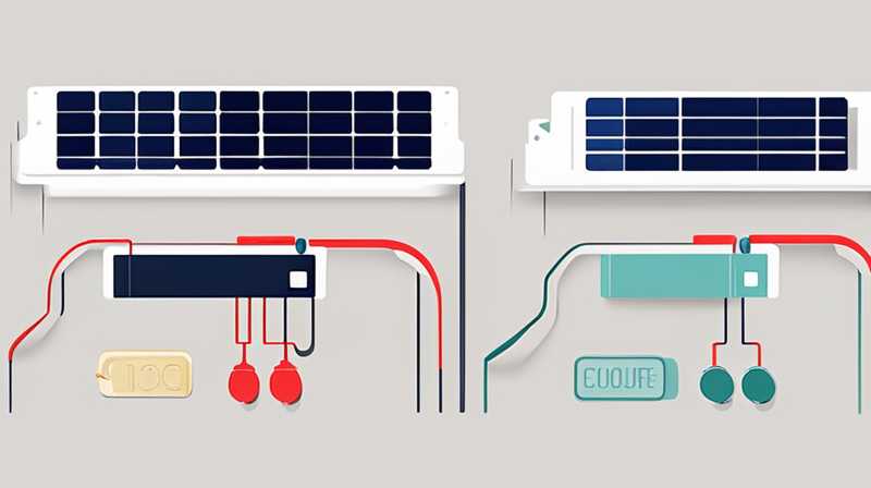 How to connect solar sensor circuit