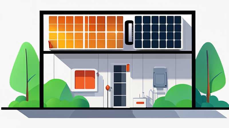 How to connect solar energy in the basement