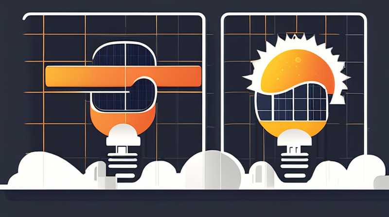 How to connect solar energy if the probes are different