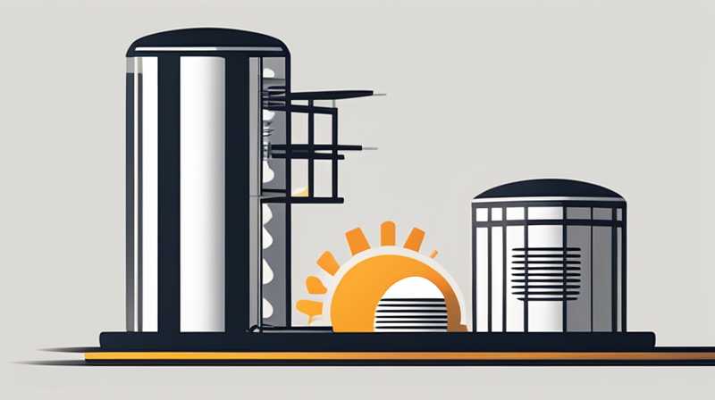 What oil should be added to the solar thermal barrel