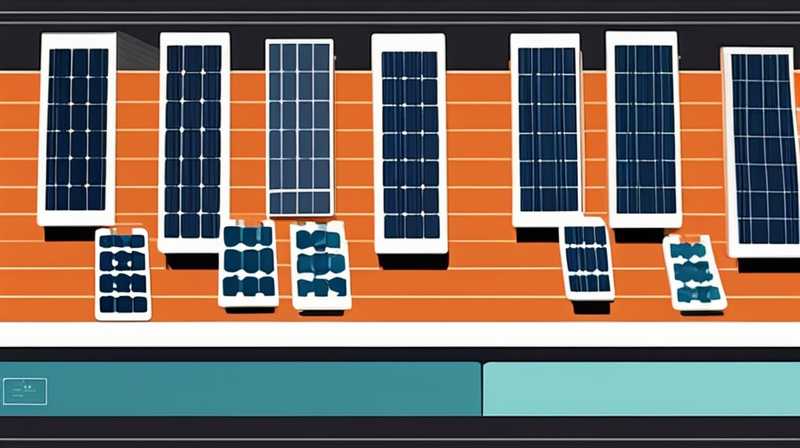 How to place the angle steel of solar panels