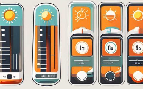 How to read the solar powered barometer on a car