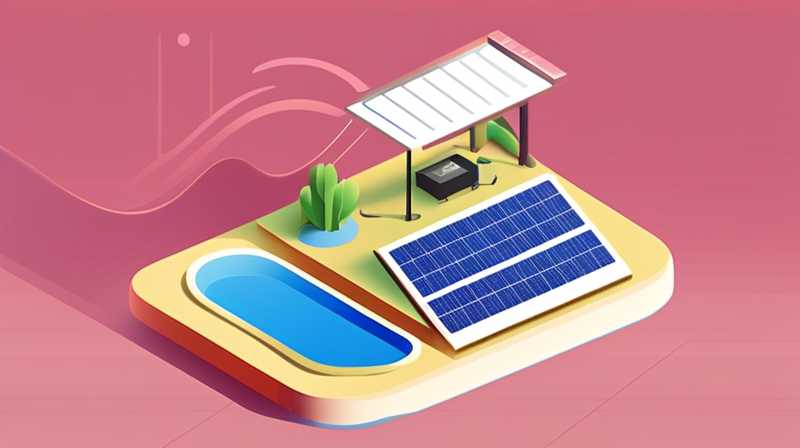 How much does solar power cost for a community pool?