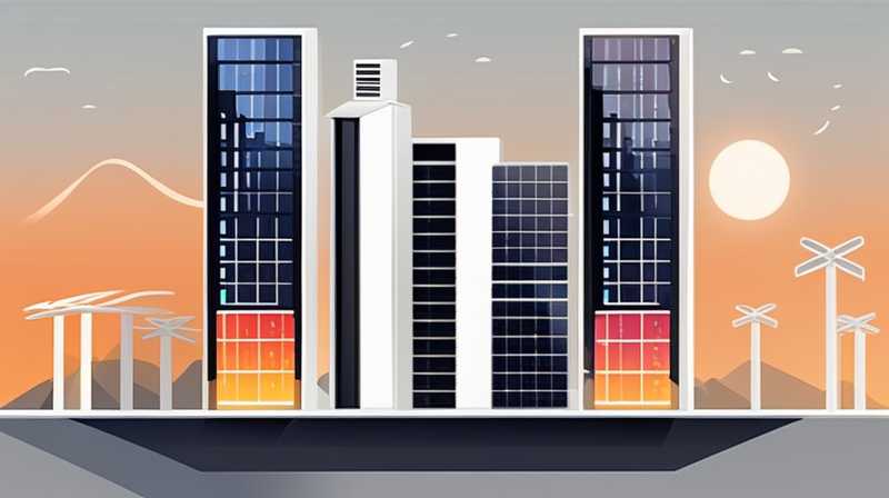 Where to put high-rise solar panels