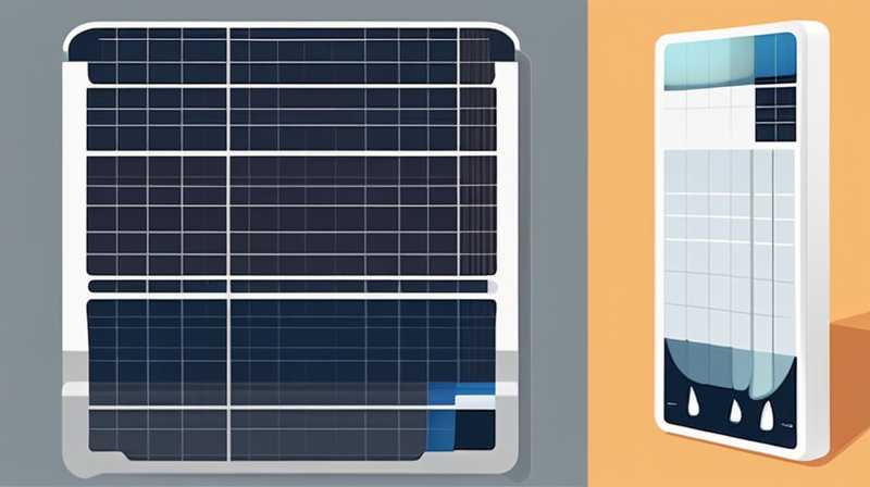 How to add liquid to flat solar panel