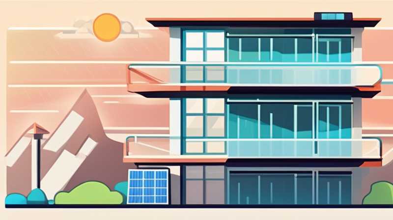 Where to install solar panels on high-rise buildings