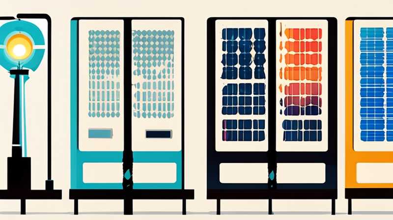 How many volts can street light solar panels generate?