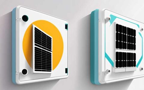 How to drain the wall mounted solar panel