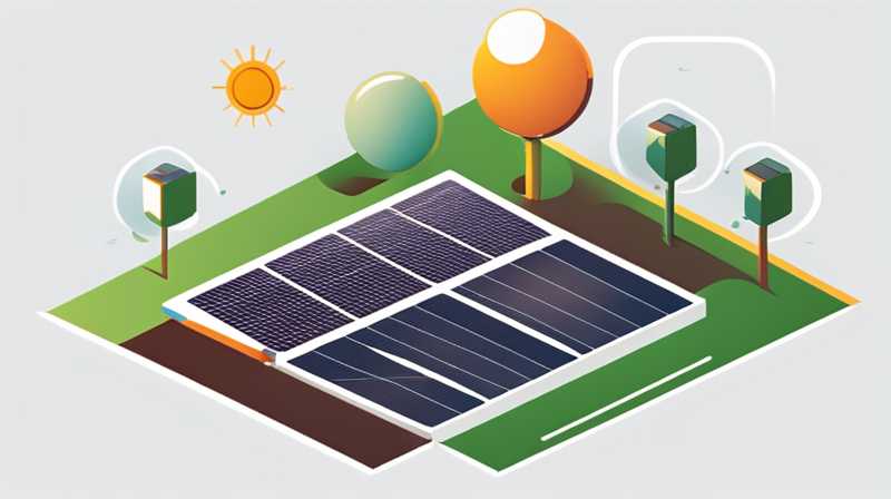 How to connect solar energy to batteries