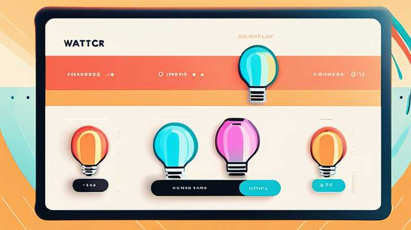 How many watts is one solar lamp?