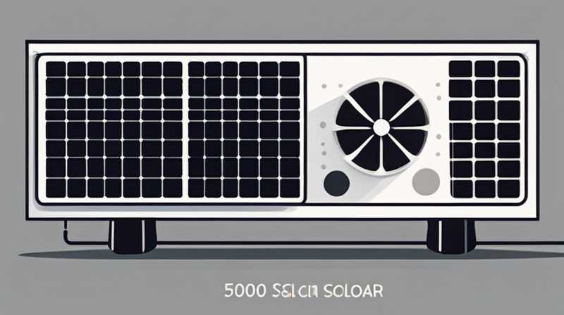 How much does a 5000w solar generator cost