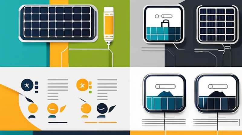 How to connect solar panel cables