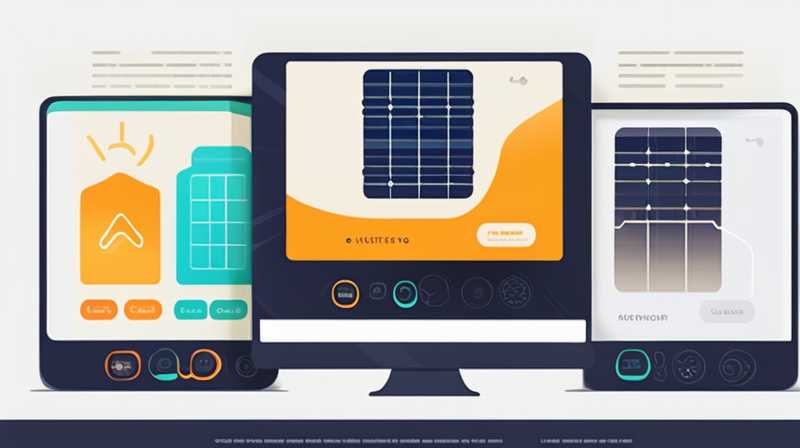 How to connect the solar monitor