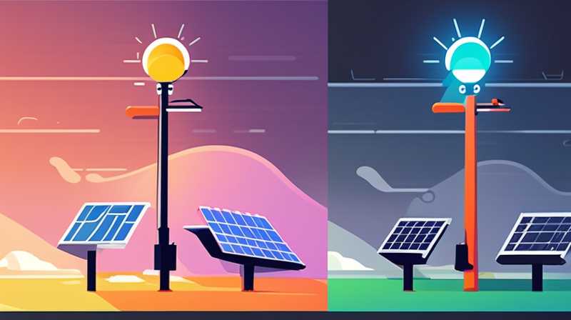 How much electricity does a solar street light generate?